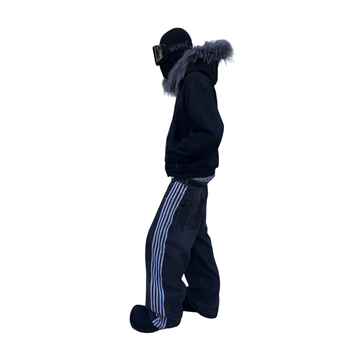 TRACK JEANS (GREY) - heavencanwait.store