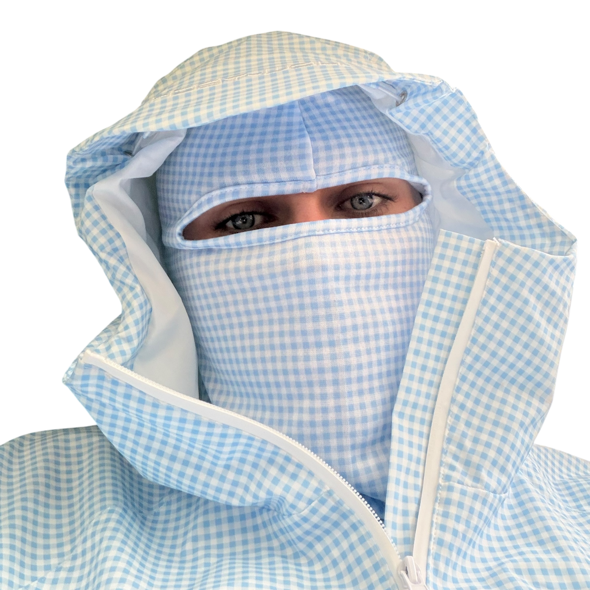 TECH JACKET (BLUE PLAID) – heavencanwait.store