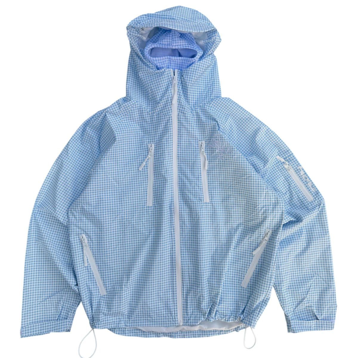 TECH JACKET (BLUE PLAID) – heavencanwait.store
