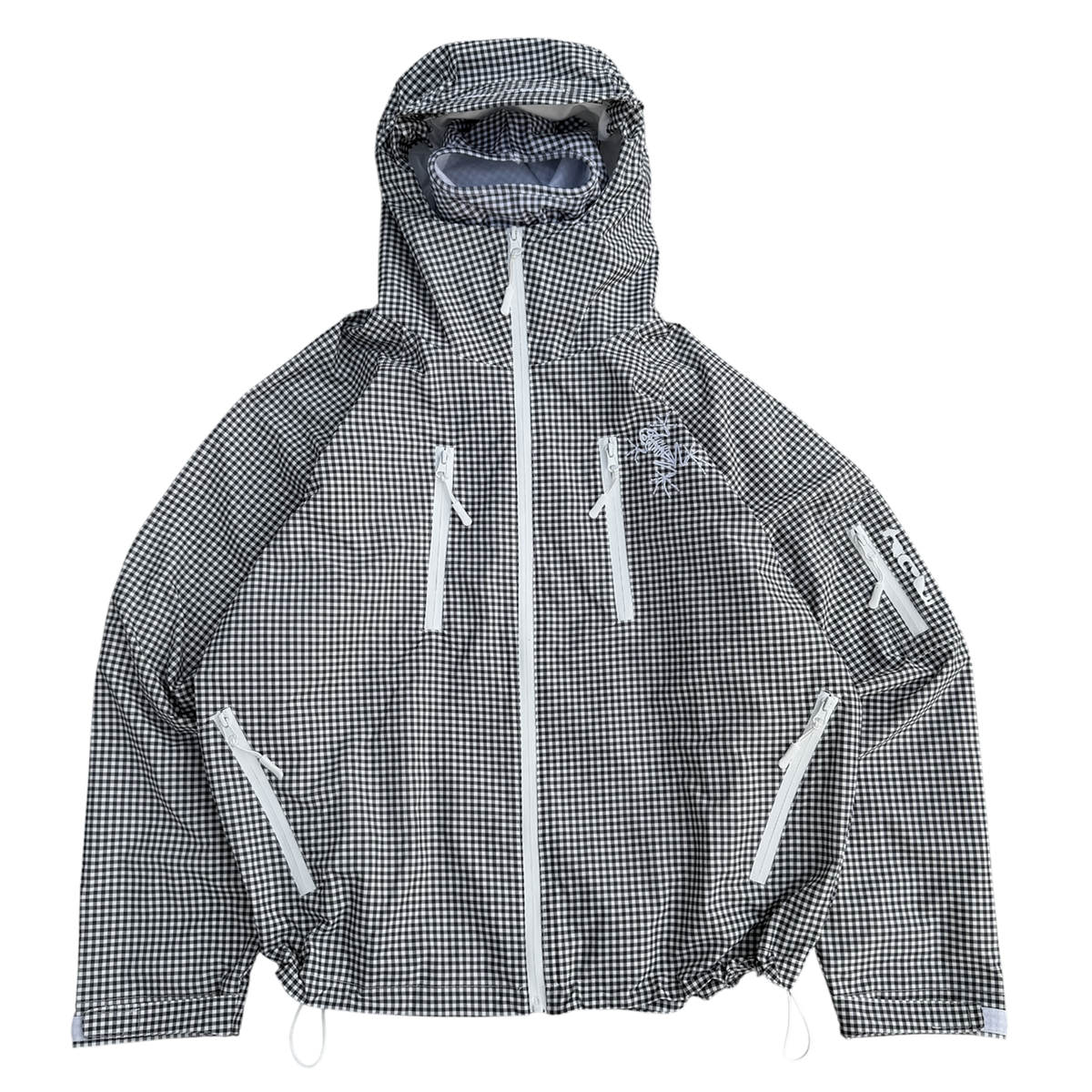 TECH JACKET (BLACK PLAID) – heavencanwait.store