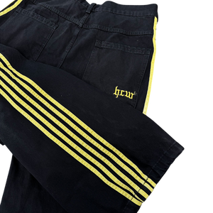 TRACK JEANS (BLACK/YELLOW)