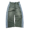 TRACK JEANS (GREEN/WHITE)