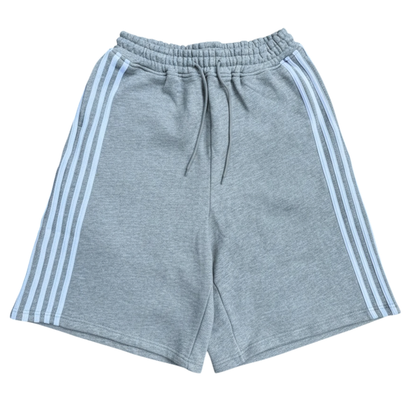 SPIKE SHORTS (GREY/WHITE) - heavencanwait.store