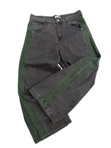 TRACK JEANS (STONE/GREEN)