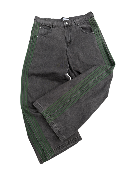 TRACK JEANS (STONE/GREEN)