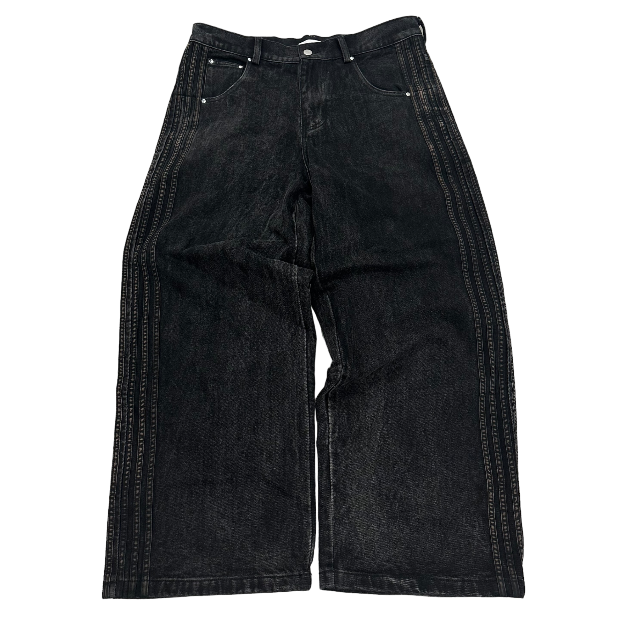 TRACK JEANS (BLACK/BLACK) – heavencanwait.store TRACK JEANS (BLACK/BLACK) – heavencanwait.store