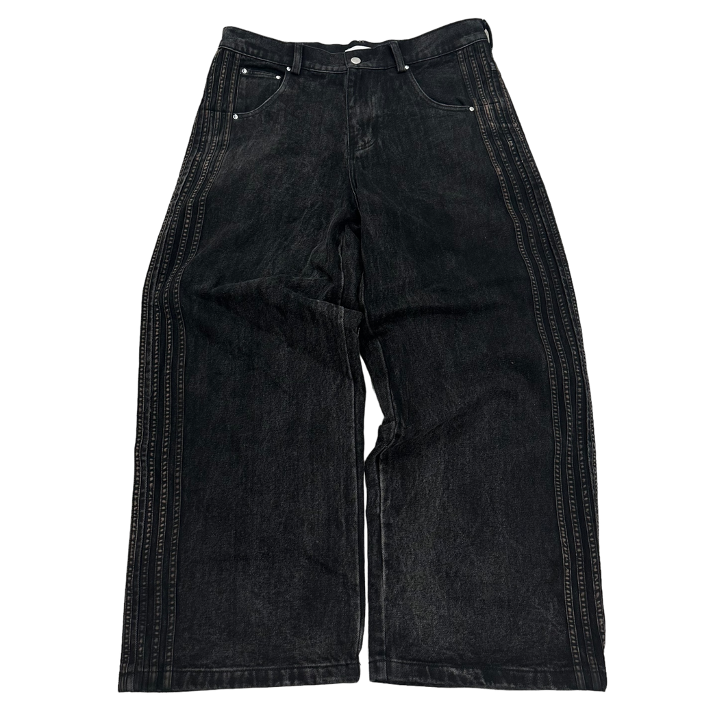 TRACK JEANS (BLACK/BLACK)