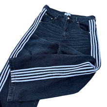Load image into Gallery viewer, TRACK JEANS (NAVY/WHITE)