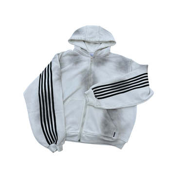 TRACK HOODIE (WHITE) - heavencanwait.store