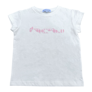 BABY TEE (PINK PLAID)