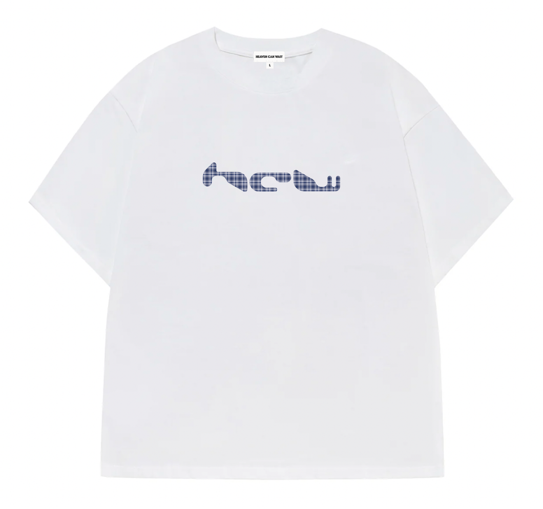 LOGO TEE (PLAID)