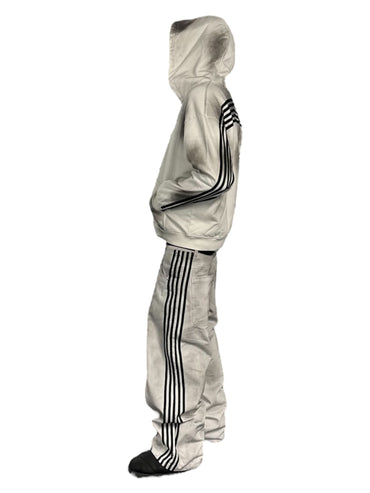 TRACK JEANS (WHITE) - heavencanwait.store