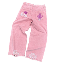 Load image into Gallery viewer, I &lt;3 NOTHING JEANS (PINK)