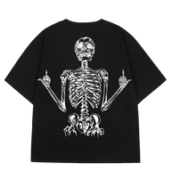 Load image into Gallery viewer, SKULL LOGO TEE (BLACK/WHITE)