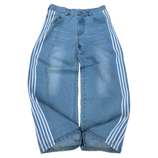 TRACK JEANS (BLUE) - heavencanwait.store