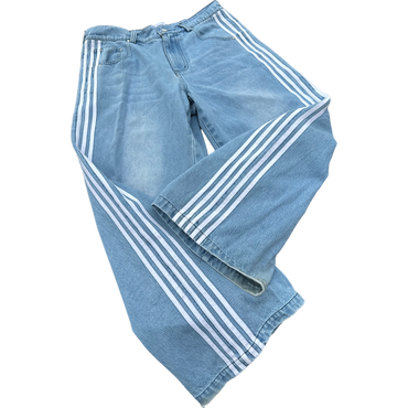 TRACK JEANS (BLUE) - heavencanwait.store