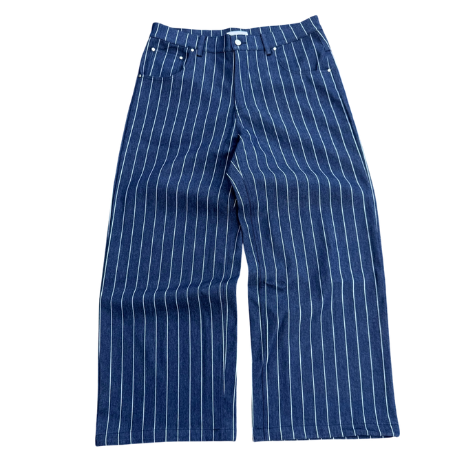 PIN STRIPE DENIM