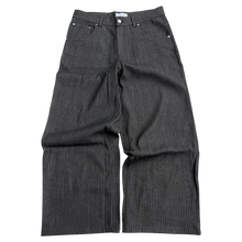 Load image into Gallery viewer, PIN STRIPE DENIM (BLACK)