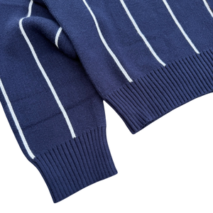 STRIPED KNIT POLO