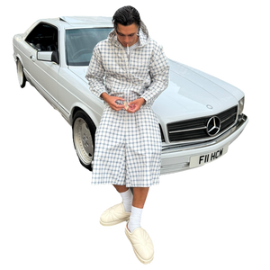 PLAID TECH SHORTS