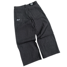 Load image into Gallery viewer, PIN STRIPE DENIM (BLACK)