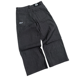 PIN STRIPE DENIM (BLACK)