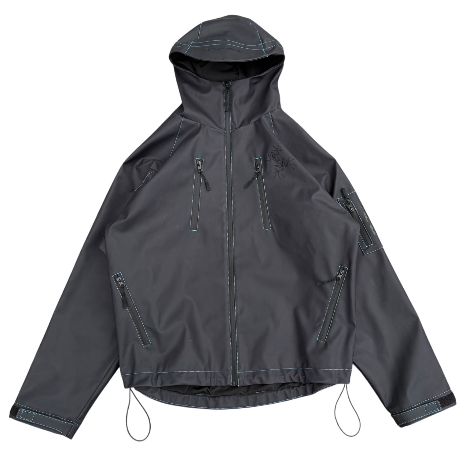 HEAT REACTIVE SKI JACKET (BLACK/BLUE) – heavencanwait.store