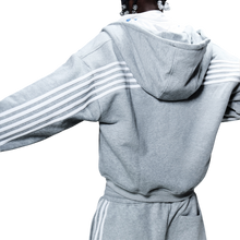 Load image into Gallery viewer, SPIKE HOODIE (GREY/WHITE)