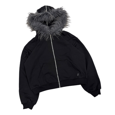 トップス jentlouis Fur Hood Zip Hoodie Fur Hood Zip Hoodie – Jent