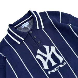 STRIPED KNIT POLO