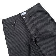 Load image into Gallery viewer, PIN STRIPE DENIM (BLACK)