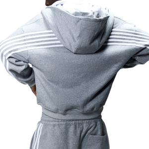 SPIKE HOODIE (GREY/WHITE)