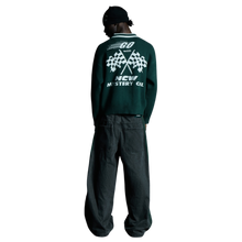 Load image into Gallery viewer, TRACK JEANS (STONE/GREEN)