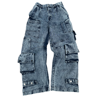 DENIM CARGOS (BLUE)