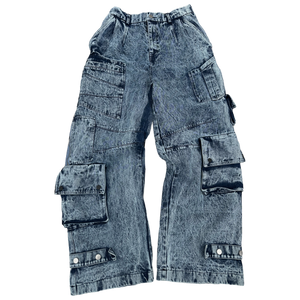 DENIM CARGOS (BLUE)