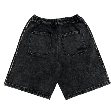 TRACK JORTS (BLACK) - heavencanwait.store