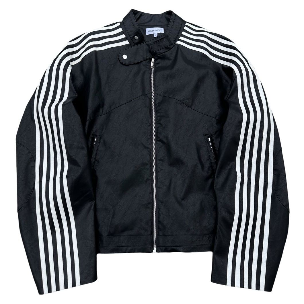 RACING JACKET (BLACK/WHITE)