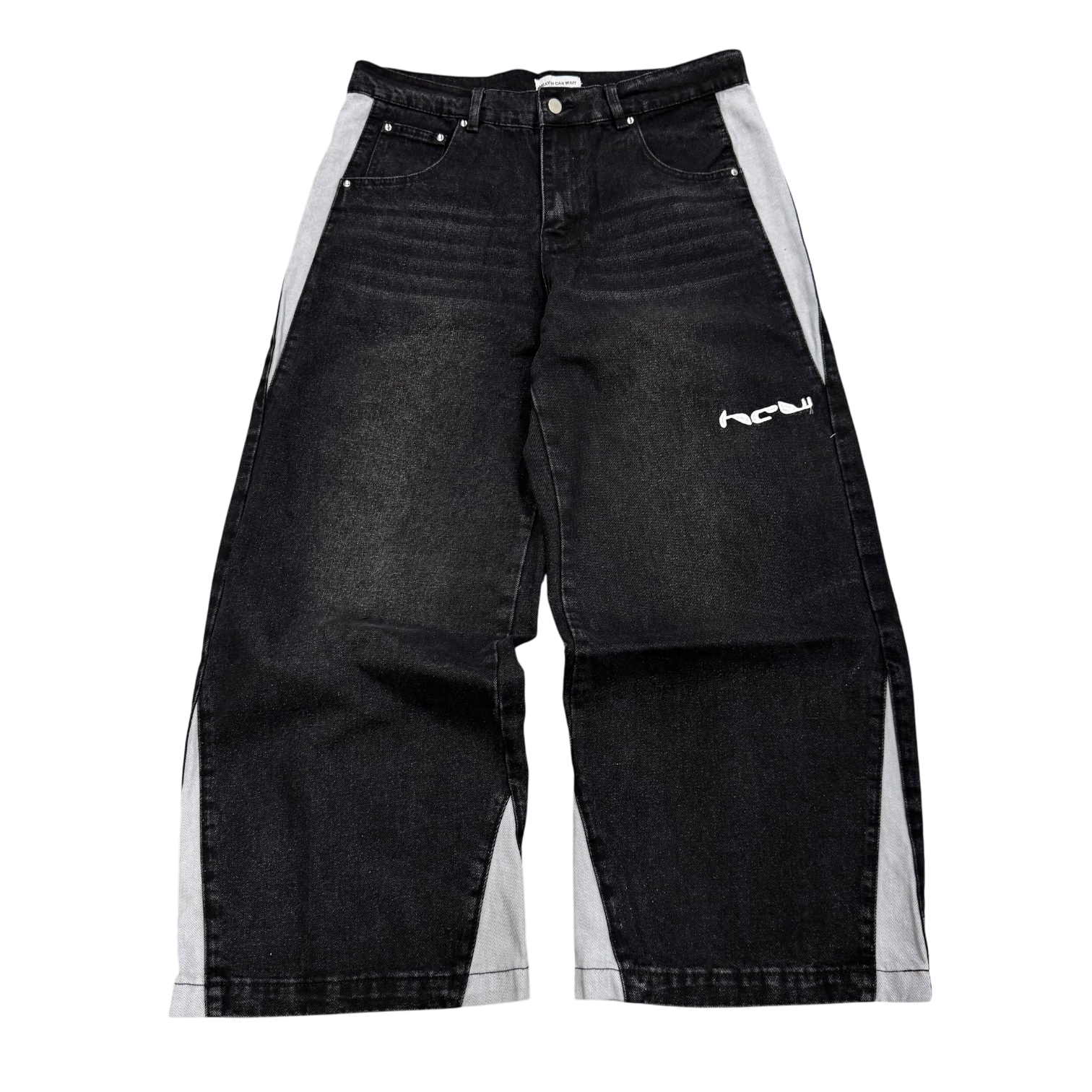 パンツ HCW Heaven can wait Denim TRACK JEANS (BLACK/BLACK) – heavencanwait.store