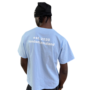 EST. TEE (BLUE/WHITE)