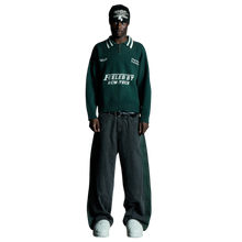 Load image into Gallery viewer, TRACK JEANS (STONE/GREEN)