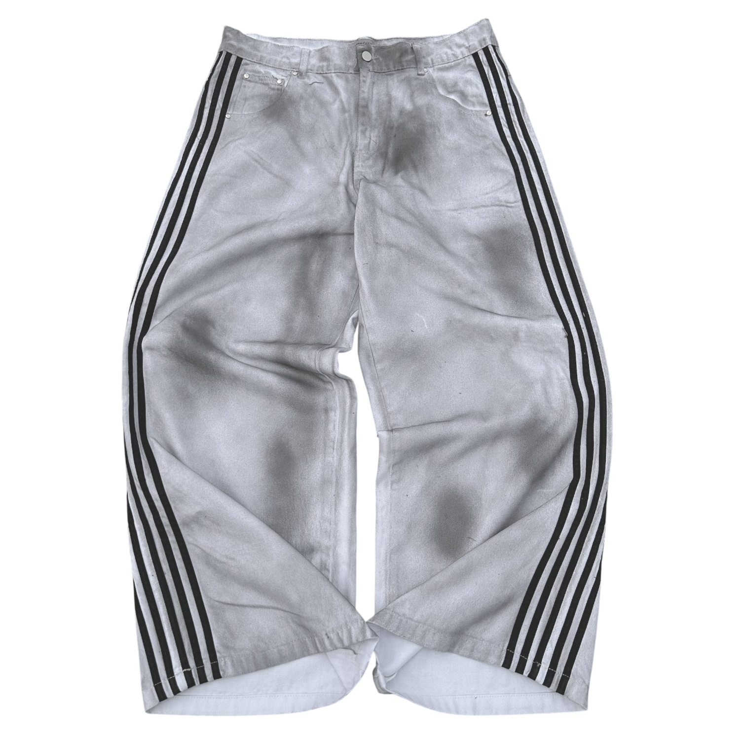 TRACK JEANS (WHITE) - heavencanwait.store
