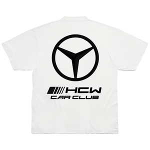 CAR CLUB TEE (WHITE)