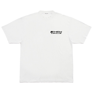 CAR CLUB TEE (WHITE)