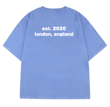 Load image into Gallery viewer, EST. TEE (BLUE/WHITE)