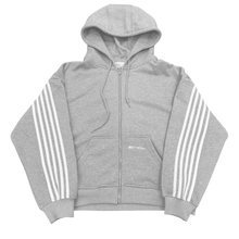 Load image into Gallery viewer, SPIKE HOODIE (GREY/WHITE)