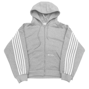 V2 SPIKE HOODIE (GREY/WHITE) heavencanwait.store