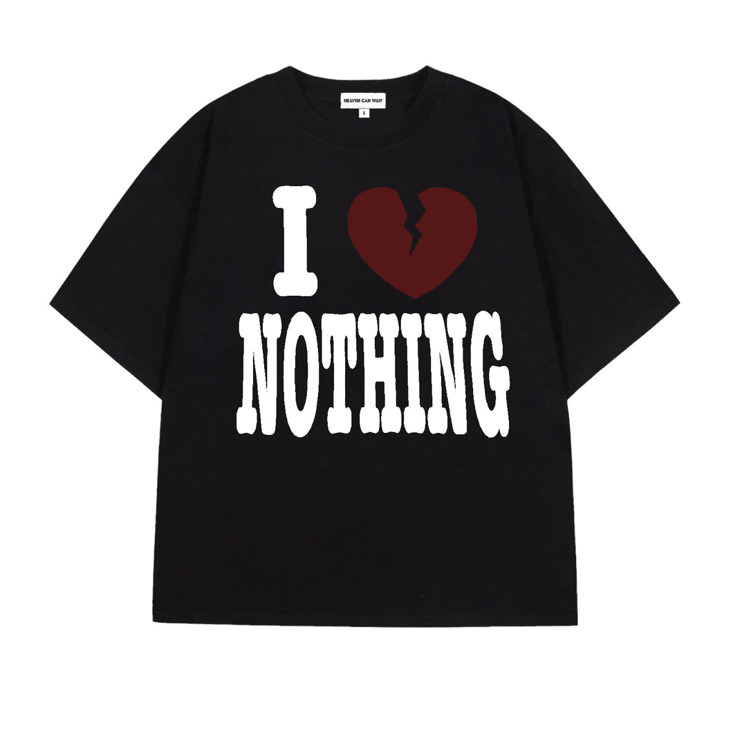 NOTHING TEE (BLACK/RED)