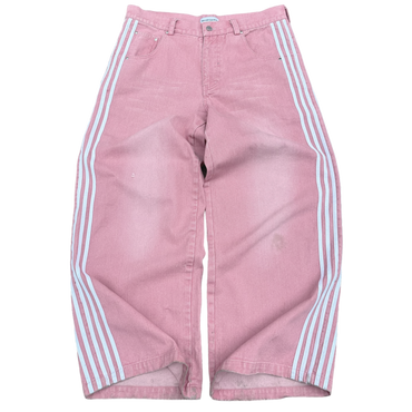 haven can wait ピンクデニムパンツ TRACK JEANS (PINK) - heavencanwait.store