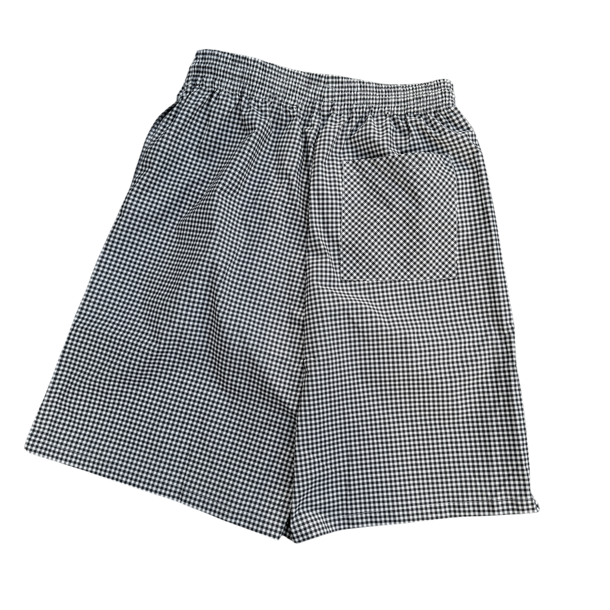 TECH SHORTS (BLACK PLAID) – heavencanwait.store