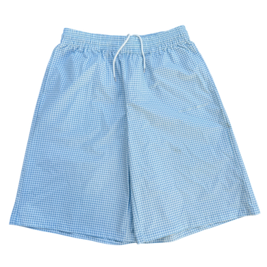 TECH SHORTS (BLUE PLAID)